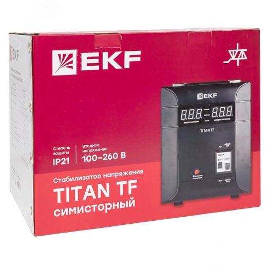Стабилизатор напряжения симисторный TITAN -TF-8000 EKF