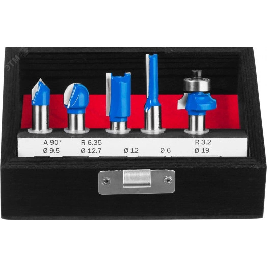 Набор профильных фрез по дереву 5шт