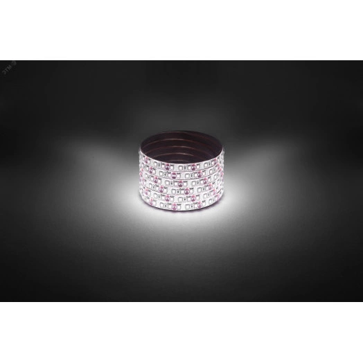 Светодиодная лента LS2835-9,6-120-12-4000K-IP65-1 year-5m дневной белый 5м