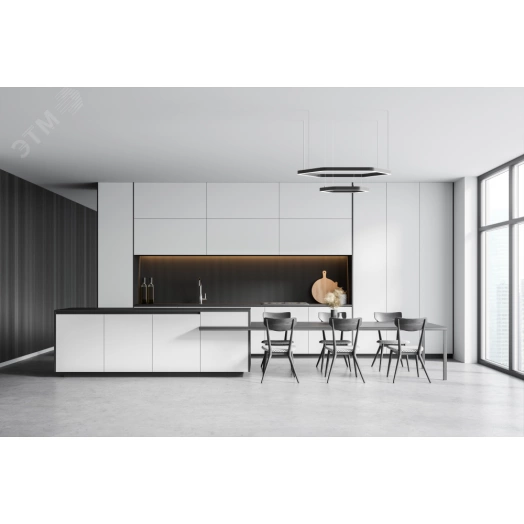 Светильник светодиодный ДСО-39Вт 4000К Enso G черный