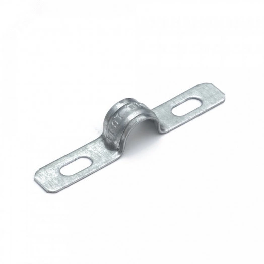 Скоба металлическая двухлапковая усиленная противопожарная СМДУ d10-11 мм (100 шт/уп)