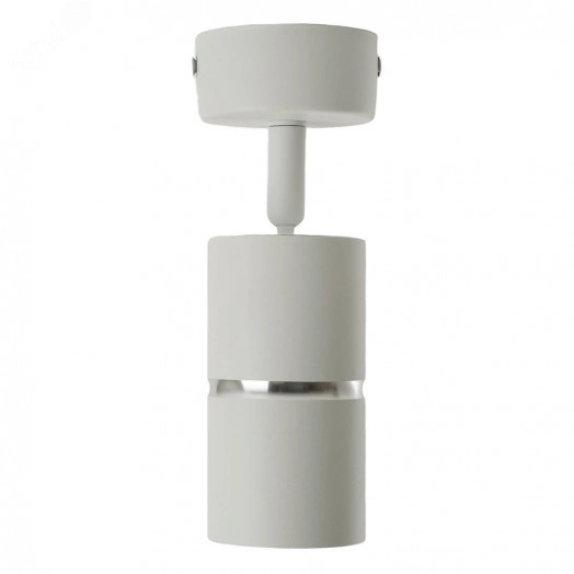 Светильник ДБО GU10 без лампы наклонный белый хром