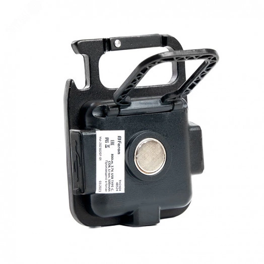 Фонарь светодиодный универсальный аккумуляторный USB type-C с магнитом пластик/алюминий