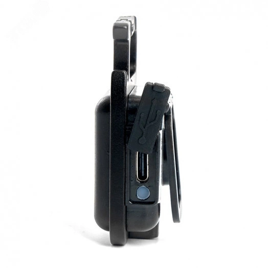 Фонарь светодиодный универсальный аккумуляторный USB type-C с магнитом пластик/алюминий