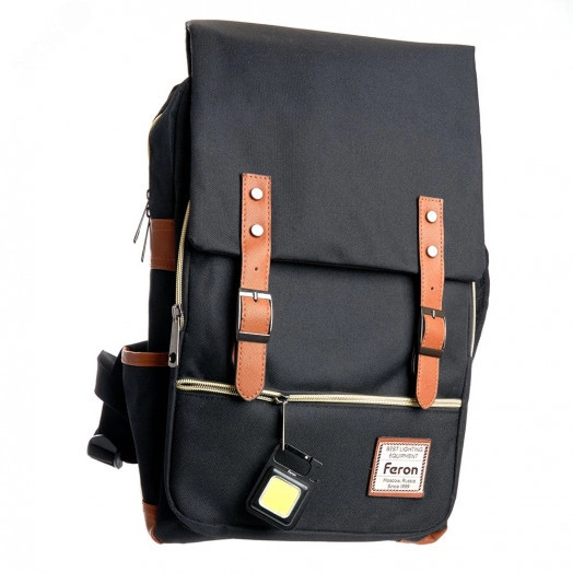 Фонарь светодиодный универсальный аккумуляторный USB type-C с магнитом пластик/алюминий