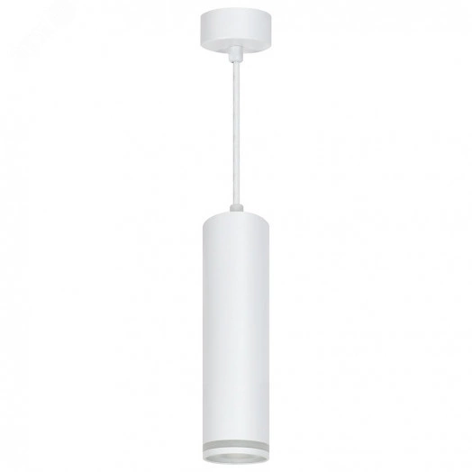 Светильник ДСО GU10 без лампы на подвесе белый