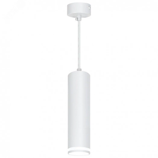 Светильник ДСО GU10 без лампы на подвесе белый