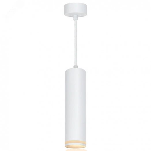 Светильник ДСО GU10 без лампы на подвесе белый