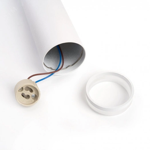 Светильник ДСО GU10 без лампы на подвесе белый