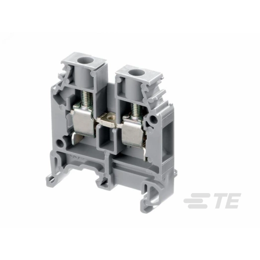 Клемма винтовая M6/8 винт 6мм.кв. красная