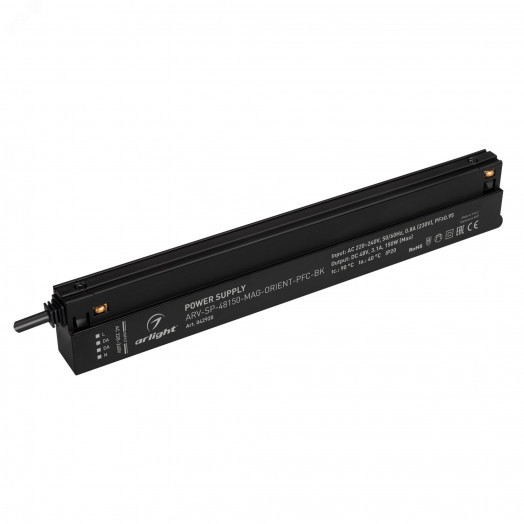 "Блок питания ARV-SP-48150-MAG-ORIENT-PFC-BK (48V, 3.1A, 150W) (Arlight, IP20 Пластик, 5 лет) "