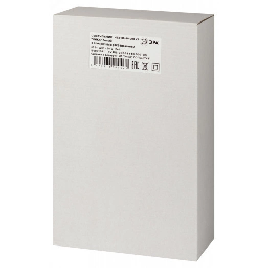 Садово-парковый светильник НБУ 60Вт 06-60-003 Ника белый прозрачный