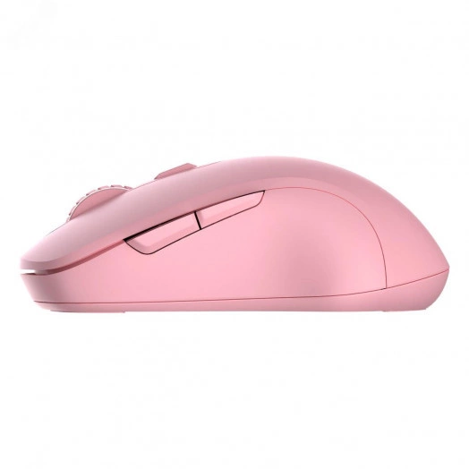 Мышь беспроводная 800-1600 dpi, 6 кнопок, розовый