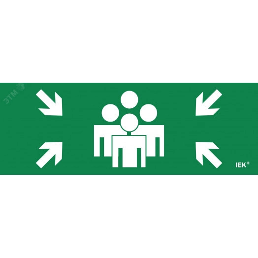 Этикетка самоклеящаяся 280х100мм ''Место сбора'' IEK