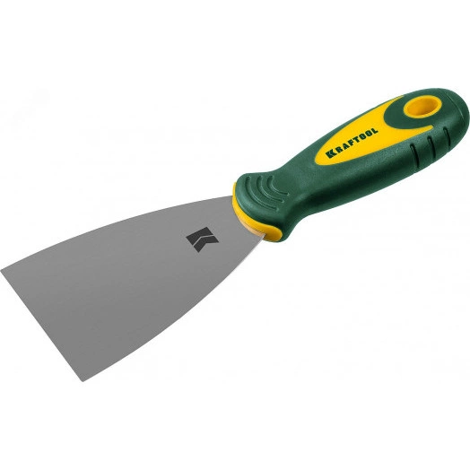 Шпательная лопатка с 2-компонент ручк, профилиров нержав полотно, 75мм