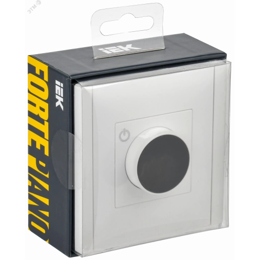 FORTE&PIANO Термостат электронный с индикацией FP252 белый IEK