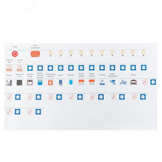 Комплект модульных наклеек большой с инд. ШК (164х299) PROxima