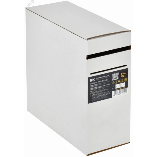 Оплетка кабельная 3-5мм полиэстер 200м черная IEK