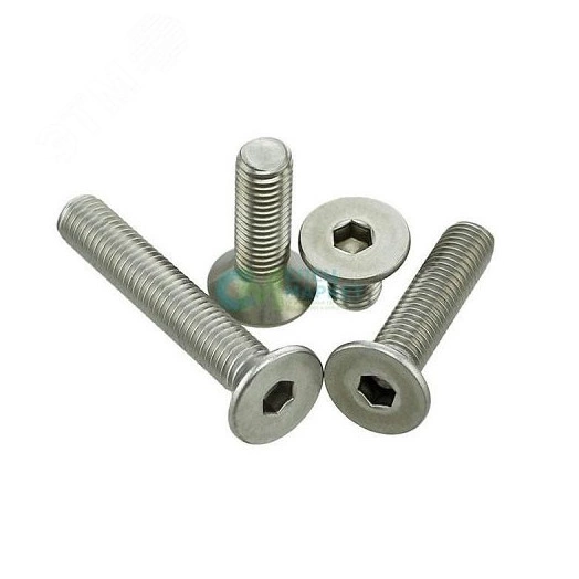 Винт DIN 7991-М10х120/120-8.8-А2К с потайной      головкой и внутренним шестигранником оцинкованный