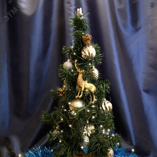 Гирлянда линейная Нить LED 2700K 10м с контроллером