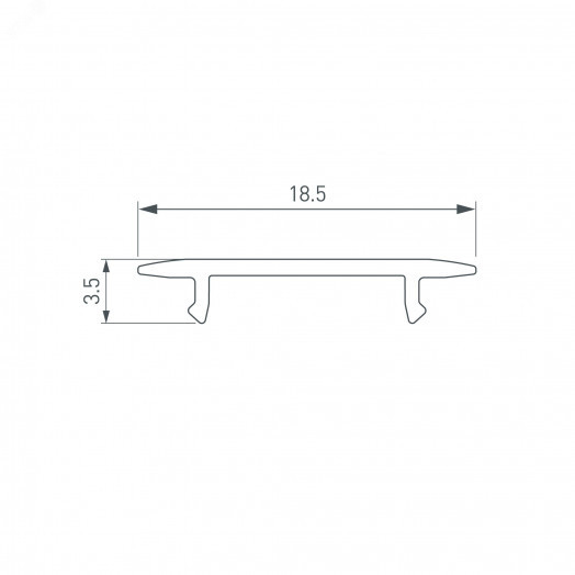 Экран SL-W14-F-2000 OPAL (Arlight, Пластик)