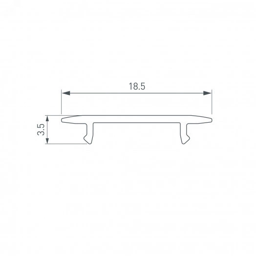 Экран SL-W14-F-2000 OPAL (Arlight, Пластик)