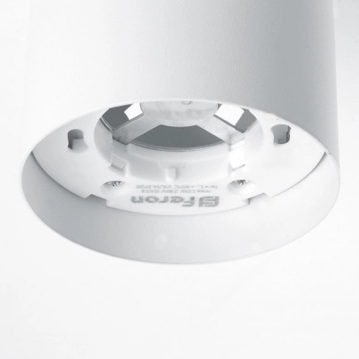 Светильник ДПО-12w GX53 без лампы со светодиодной подсветкой 4000К белый