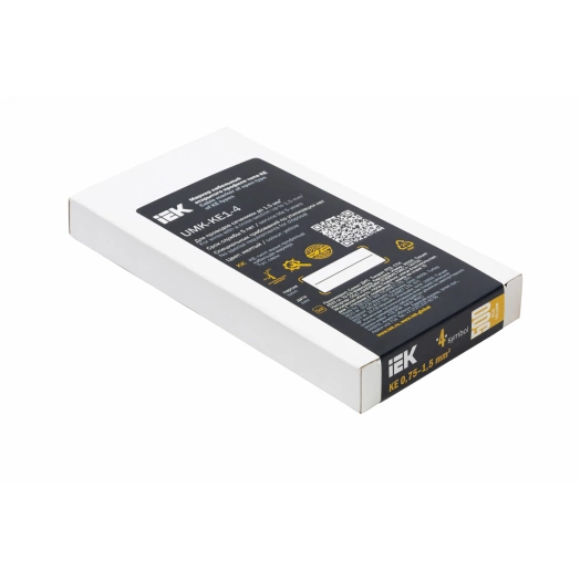 Маркер открытого типа KE 0,75-1,5мм2 символ '4' (500шт/упак) IEK