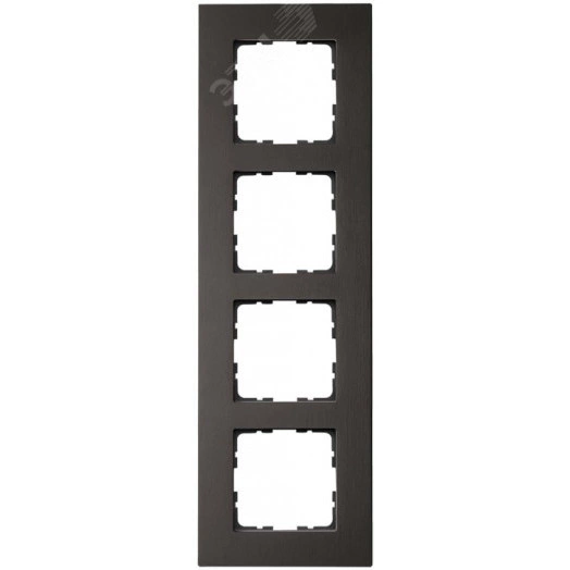 Рамка 4-постовая, алюминий Brown