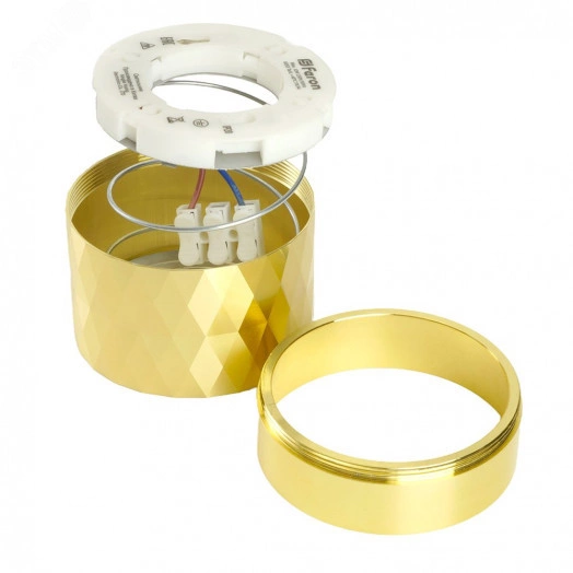 Светильник ДПО GX53 без лампы золото