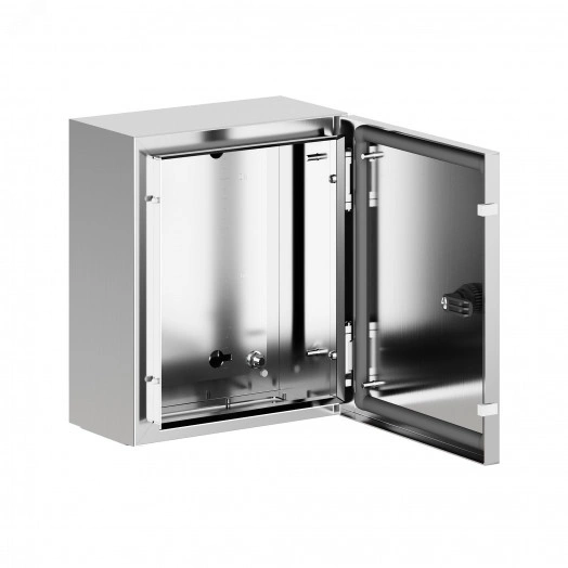 Корпус навесной STH с М/П, нержавеющая сталь AISI304, ВхШхГ 300x250x150 мм, с фланцем