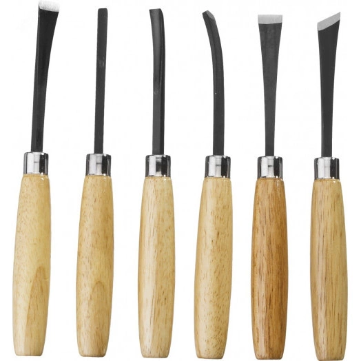 Резаки по дереву набор 6 предм.