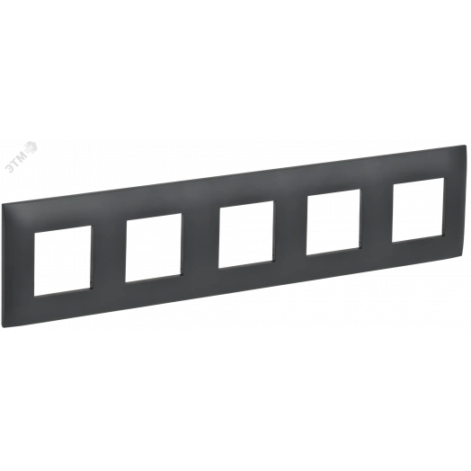 SKANDY Рамка 5-местная SK-F05T титан IEK