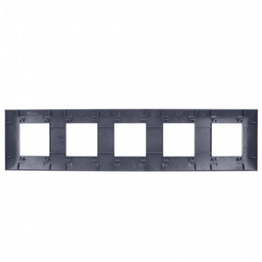 SKANDY Рамка 5-местная SK-F05T титан IEK