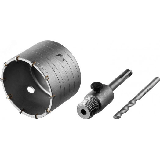 Коронка по бетону ''Мастер'' с державкой SDS-Plus, 80 мм