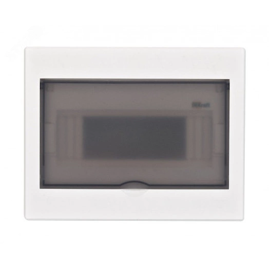 Корпус пластиковый встраиваемый прозрачная дверь 1 ряд 9 мод. IP41 ЩРВ-П