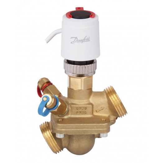 Клапан балансировочный AQT-R DN 20 комбинированный с ниппелями наружная резьба G1