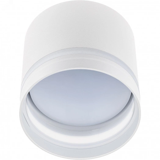 Светильник накладной, ARTON, цилиндр, 85х85х80мм, GX53, алюминий, белый, 59942 5, Ritter