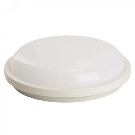 Светильник светодиодный ДБП-18w 4000К IP65 белый матовый TR Круг