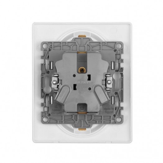 Розетка 2-м СП Etika 16А IP20 250В 2P+E с заземл. немецк. стандарт винт. клеммы в сборе бел. Leg 672223 Розетка 2-м СП Etika 16А IP20 250В 2P+E с заземл. немецк. стандарт винт. клеммы в сборе бел. Leg 672223