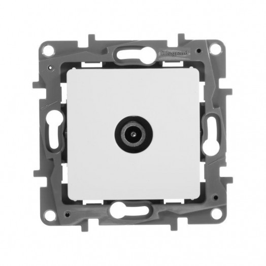 Механизм розетки TV СП Etika оконечная 5дБ 5-862 мГц бел. Leg 672265