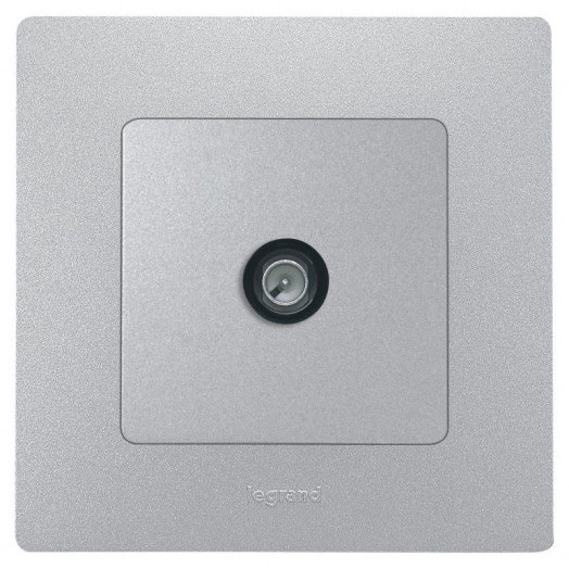 Механизм розетки TV СП Etika оконечная 5дБ 5-862 мГц алюм. Leg 672465