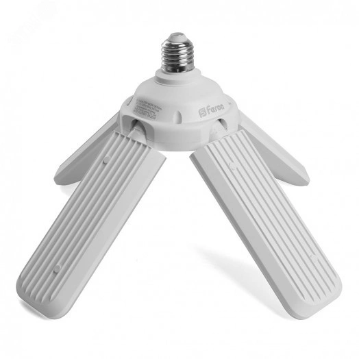 Лампа светодиодная LED 70вт Е27 дневной 4 лепестка трансформер