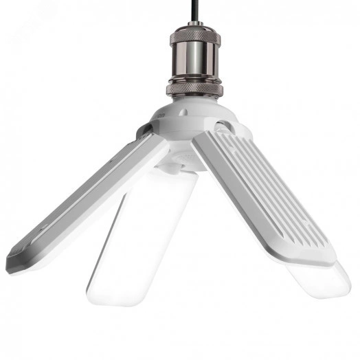 Лампа светодиодная LED 70вт Е27 дневной 4 лепестка трансформер