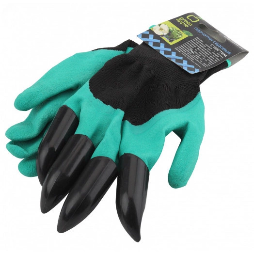 Перчатки садовые с когтем (24/1080) GAPK024-10