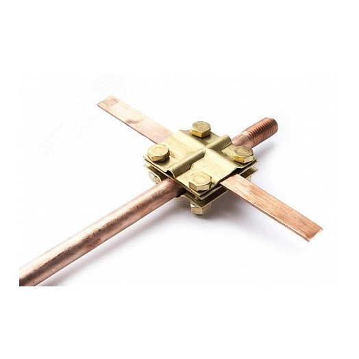 К2М-СМП14-15Д58 Стержень заземления d-14.2 мм, резьба 5/8, L-1.5 м, сталь омедненная