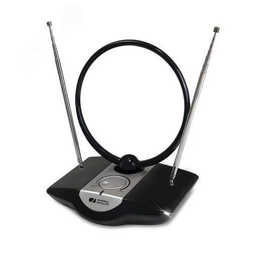 Антенна телевизионная комнатная с усилителем МВ+ДМВ AV-958