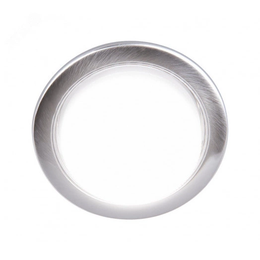 Светильник ФВО-15Вт встраиваемый под лампу GX53 хром матовый, уп. 10 шт