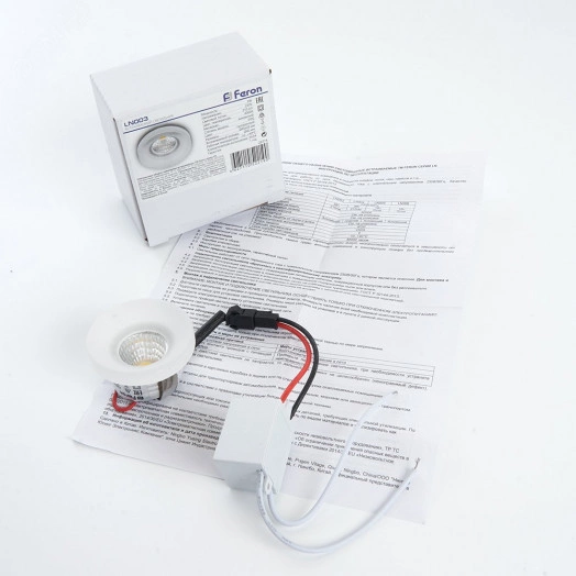 Светильник светодиодный ДВО-3w 4000K 210Лм прозрачный