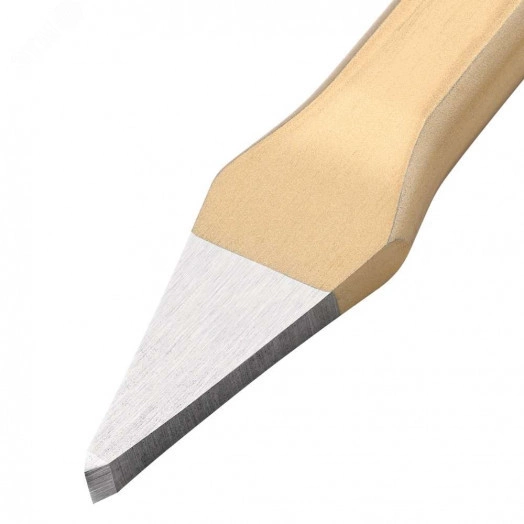 Крейцмейсель DIN 6451, ширина резца 9 мм, (23 x 13) x 250 мм, плоско-овальный профиль, полировка